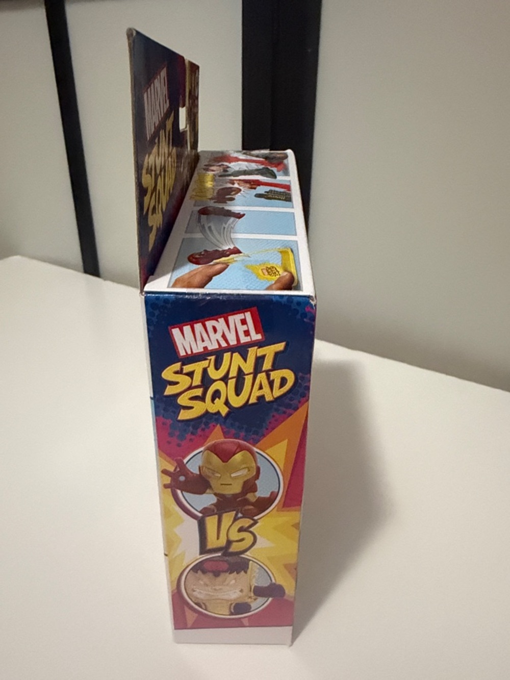 Marvel Stunt Squad Iron Man vs M.O.D.O.K. Kids Toy - Red/Gold/Grey etc. - Picture 6 of 12